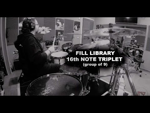 Ignazio Di Fresco  Drum Lesson//16th note triplet fill (group of 9)