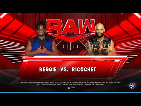 WWE 2K23 PC - Reggie VS Ricochet [4K]