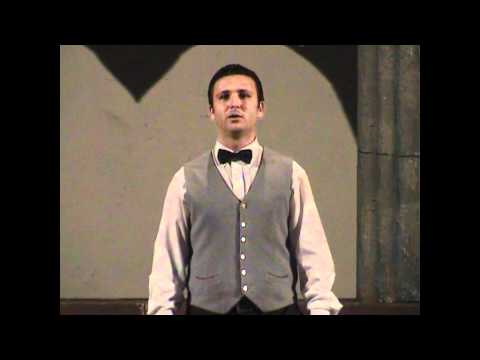 Tenorul Bogdan Olaru - DALLA SUA PACE din DON GIOVANNI de W.A Mozart. examen-auditie 31mai2012