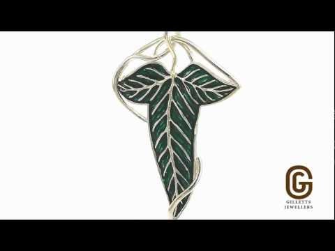 Official Lord of the Rings leaf brooch or pendant
