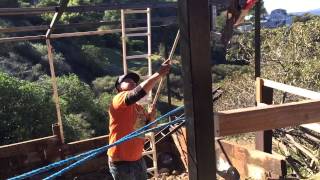 Avi Ben David at Mulholland Security showing ranch work don