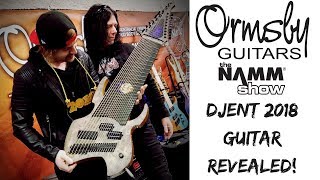 Video thumbnail for NAMM 2018: 2018 DJENT GUITAR REVEALED! Ormsby Guitars | Jared Dines | 18 String Guitar!! by R&M News