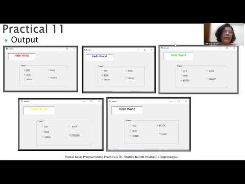 Visual Basic Practical 11