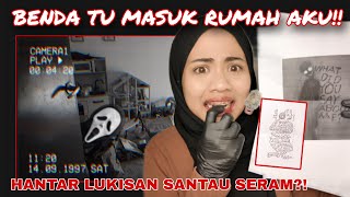 Download lagu BENDA TU MASUK RUMAH AKU TERAKAM CCTV‼️HANTAR LUKISAN SERAM SANTAU?! mp3
