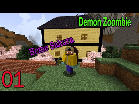 EPIC MINECRAFT DEMON ZOMBIE ATTACK IN HUGE HOUSE!