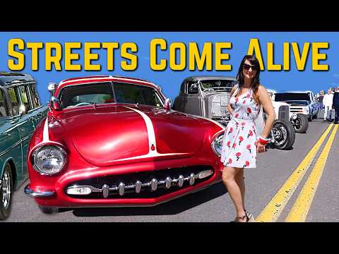 Thumbnail for We Explored the Transmission Warehouse Classic Car Show: Portlands MASSIVE Street Takeover by video, Car, Vehicle, video f, Muscle car, vide, video i