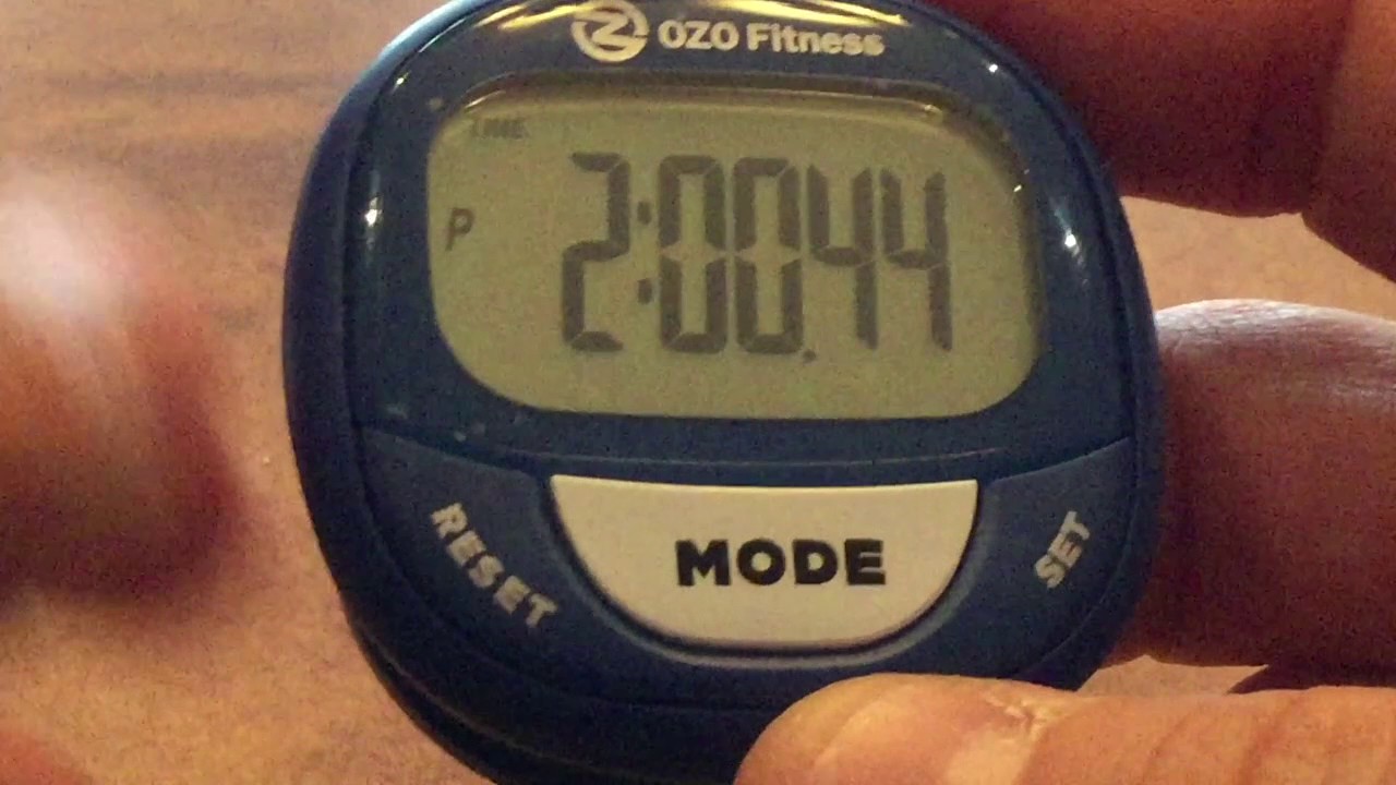 SC2 Digital Pedometer Clock Setup