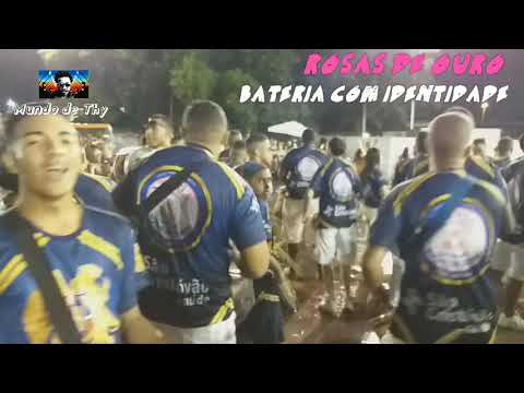 BATERIA COM IDENTIDADE , A BATERIA DA SOCIEDADE ROSAS DE OURO.🌸