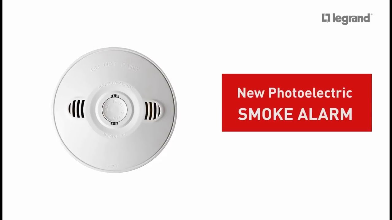 Legrand Photoelectric Smoke Alarm