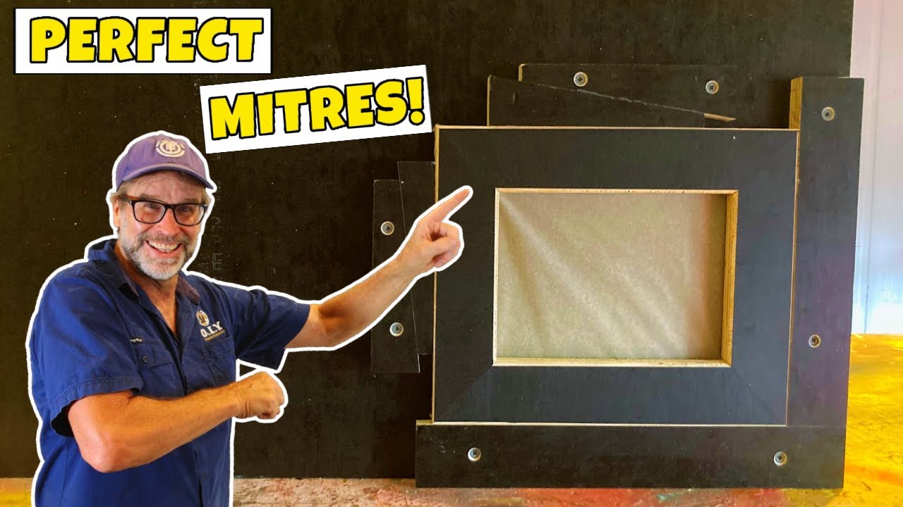 WORLDS Easiest Picture Framing Jig!