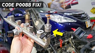 HYUNDAI SONATA CODE P0088 FUEL RAIL PRESSURE HIGH CHECK ENGINE LIGHT ON