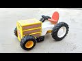 How To Make A Tractor At Home From Matchbox Diy Tractor Mini Tractor Toy