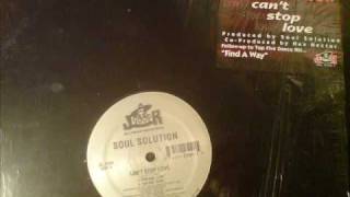 Cant Stop Love - Sub Dub - Soul Solution - Jellybean Recordings