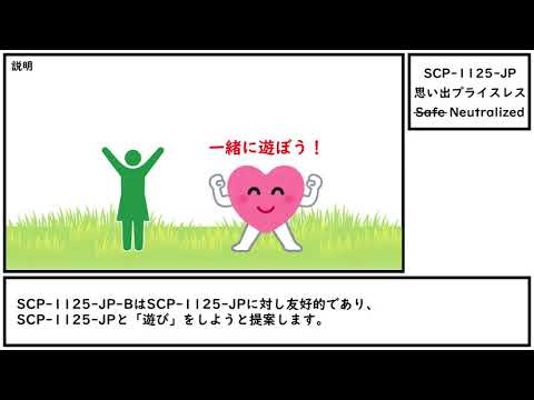 [Slow Introduction] SCP-1125-JP [Priceless Memories]