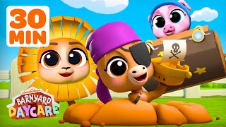 30 Minutes of Costume Fun and Dress-Up w/ Baby Farm Animals! | Barnyard Daycare