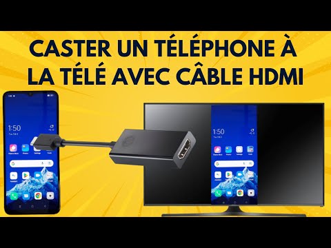 Connecter son téléphone à la télévision avec un câble adaptateur HDMI (Tuto simple)