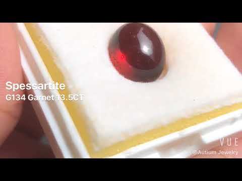SPESSARTITE GARNET 13.5 CT.- G134 Gemstone/Red color gemstone/Natural/Engagement ring/Wedding ring