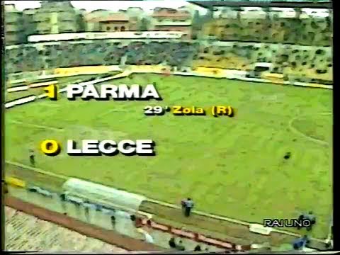 1993-94 (2a - 05-09-1993) Parma-Lecce 1-0 [Zola(R)] Servizio 90°Minuto Rai1