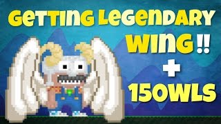 Growtopia | Getting Legendary Wings + 150WLS Giveaway