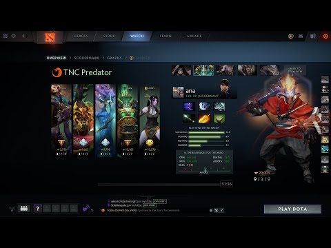 Dota2sup ana juggernaut TNC vs OG One Birmingham 2019 powered by Intel