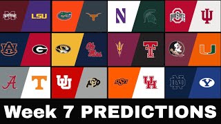 🏈 College Football Week 7 Picks & *PREDICTIONS*