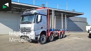 Mercedes-Benz Arocs 3658 8X4 ALUCAR Holztransporter Full Steel suspension Big- kokvedējs | Attēls 4 - Autoline