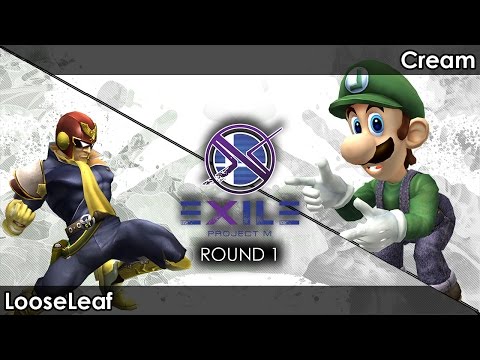 Project M: LooseLeaf (Falcon/Mario/Sheik) V Cream (Luigi) - Exile 86 Tournament SSBPM