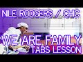 We Are Family TABS Lesson Guitar Cover
