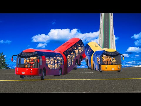 High speed freaky jumps #103 ✅ Beamng Drive | CrashTherapy