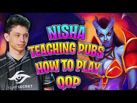 👉 NISHA Queen Of Pain Is Way Too Good For Immortal Pubs - Intense Fights All Game - Amazing Dota 2