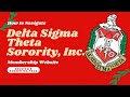 How To Navigate DST Membership Website KelsTells SororiTEA Talk
