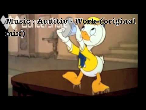 Donald Duck dancing on Techno (Music by Auditiv)