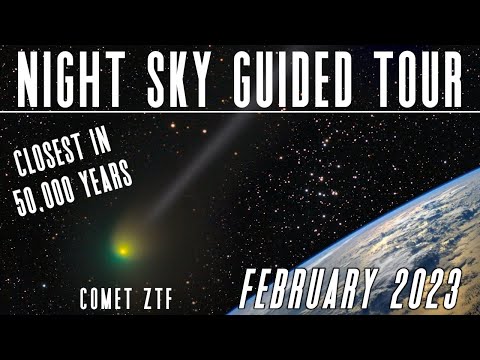 The Night Sky See Comet C 2022 E3 Ztf Closest To Earth February