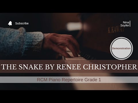 The Snake by Renee Christopher. RCM Piano Repertoire Grade 1 #pianolesson #rcm_music_song