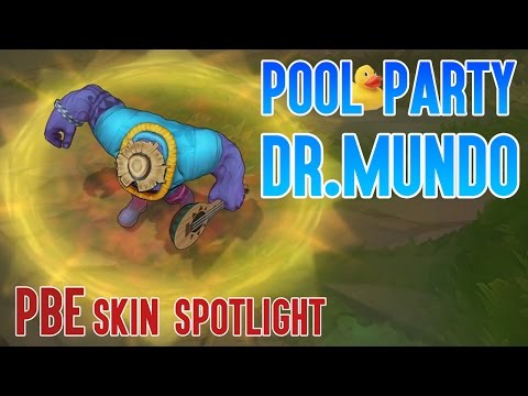 POOL PARTY DR MUNDO - NEW SKIN | LUSOR SKIN SPOTLIGHT (PBE)