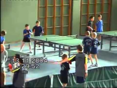 Tischtennis Maikel Sauer Pierre Kolbinger Doppel 2004