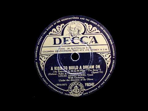 1951 Louis Armstrong - A Kiss To Build A Dream On (Direction of Sy Oliver)
