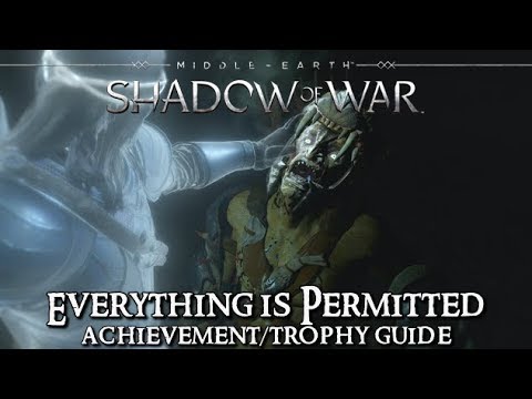 Shadow of War - Everything is Permitted Achievement/Trophy Guide - Shame An Assassin Until Deranged