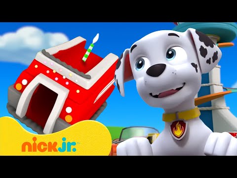 PAW Patrol Yummy Cake Adventures & Rescues! 🎂 w/ Marshall | 10 Minutes | Nick Jr.