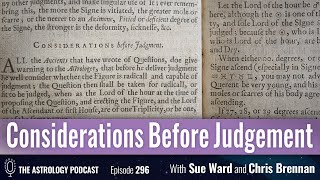 The Considerations Before Judgement with Sue Ward