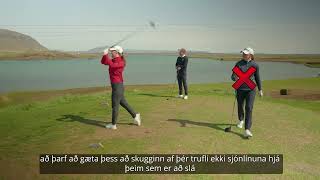 Hvar á ég að standa þegar aðrir slá?