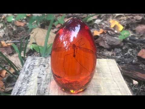 Making a "Jurassic Park" Style Mosquito Amber Egg [Commentary]