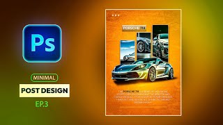 car poster design || photoshop tutorial || Ep.3