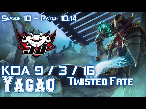 JDG Yagao TWISTED FATE vs SYLAS Mid - Patch 10.14 KR Ranked