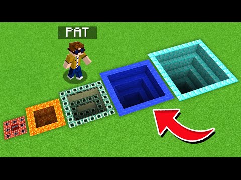 WÄHLE NICHT das FALSCHE LOCH in Minecraft...