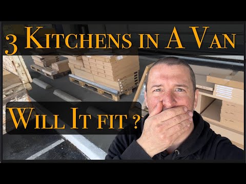 EP135 3 Ikea kitchens in 1 van,175 flatpack Items Real Life Tetris for Our Passion Project