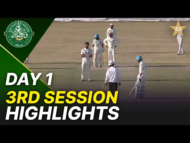 3rd Session Highlights | Bahawalpur Region vs Sialkot Region | Day 1 | QeAT 2025-26 | PCB | M2P1S 3rd Session Highlights | Bahawalpur Region vs Sialkot Region | Day 1 | QeAT 2025-26 | PCB | M2P1S
