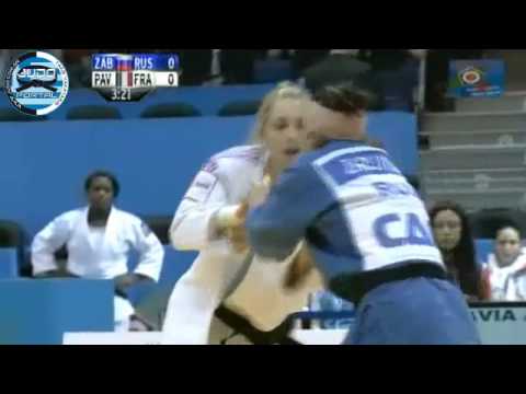 European Judo Championship Chelyabinsk 2012 Final -57kg PAVIA (FRA)-ZABDULINA (RUS)