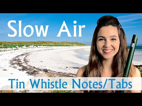 HOW TO PLAY SLOW AIR on TIN WHISTLE - Marion MacLean of Eoligarry