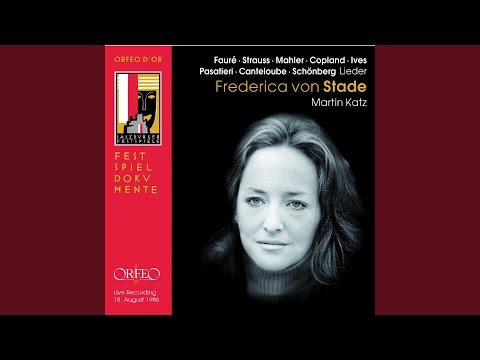 Lieder eines fahrenden Gesellen (Arr. for Voice & Piano) : No. 2, Ging heut morgen übers Feld...
